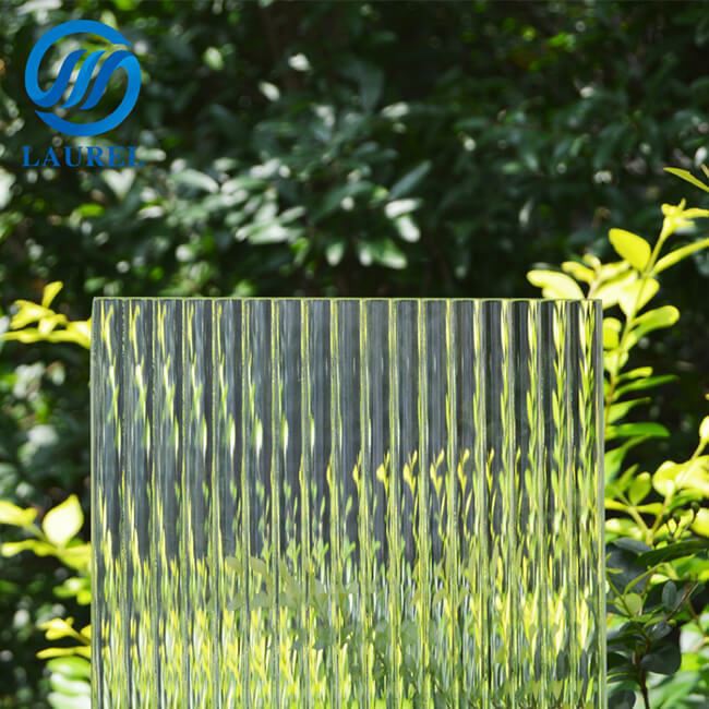 Satılık 4mm 5mm Şeffaf Desenli Emniyet Camı Levha